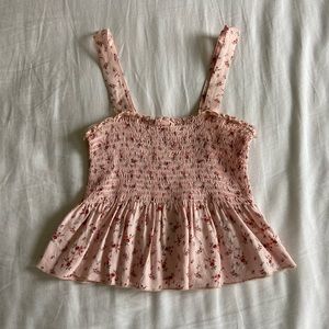 Garage Adjustable Pink Tank Top (size xs)